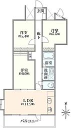 間取図画像 3LDK