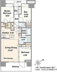 間取図画像 3LDK