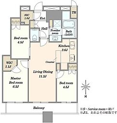 間取図画像 3LDK