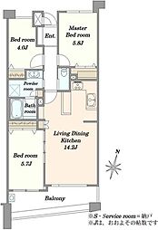 間取図画像 3LDK