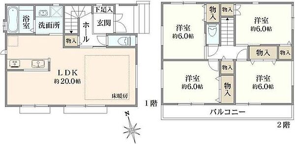 間取りを拡大表示