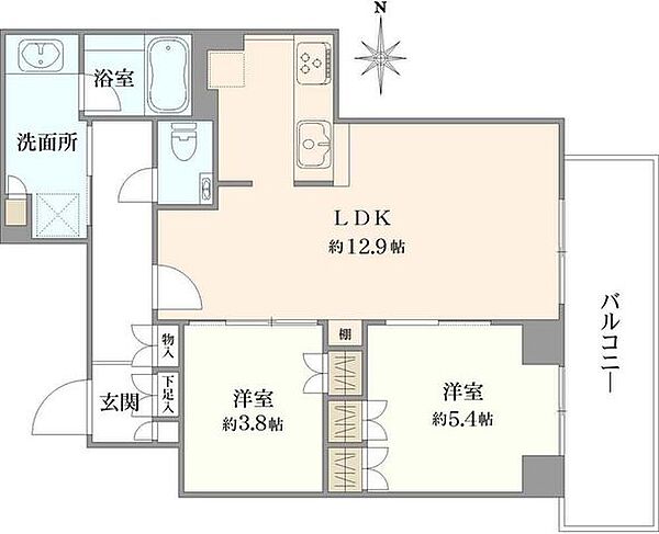 間取りを拡大表示