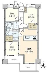 間取図画像 3LDK