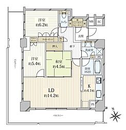 間取図画像 3LDK