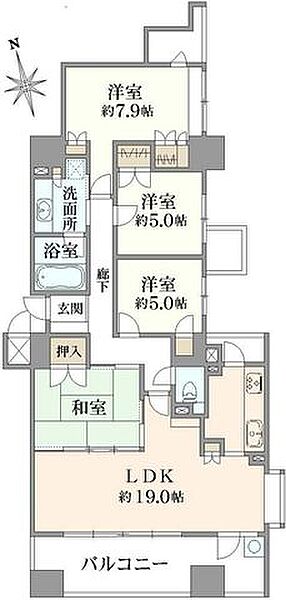 間取りを拡大表示