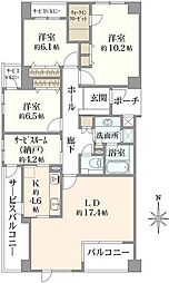 グランドメゾン主税町三丁目 3LDKの間取図画像
