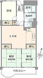 間取図画像 3LDK