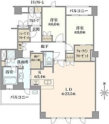 間取図画像 3LDK