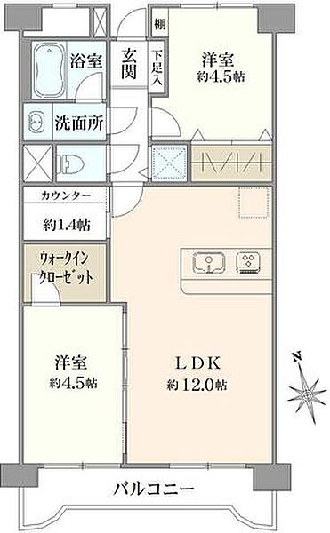 間取りを拡大表示