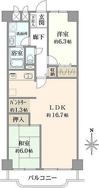 間取りを拡大表示
