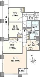 間取図画像 3LDK