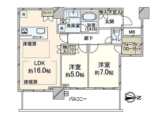 LDK約16帖...