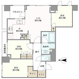 間取図画像 3LDK