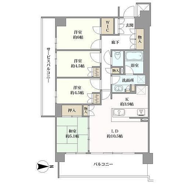 間取りを拡大表示