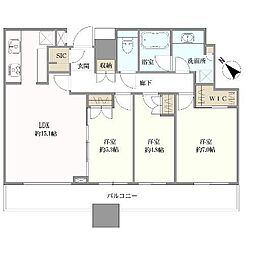 間取図画像 3LDK