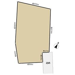 東京都羽村市羽西1丁目の土地画像