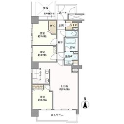 間取図画像 3LDK