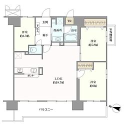 ガーデンホーム八王子 3LDKの間取図画像