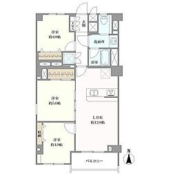 方南町ハイツ 3LDKの間取図画像