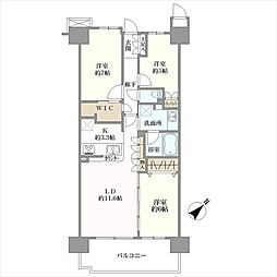 間取図画像 3LDK
