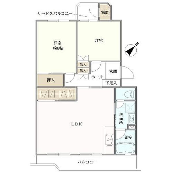 間取りを拡大表示