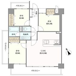 間取図画像 3LDK