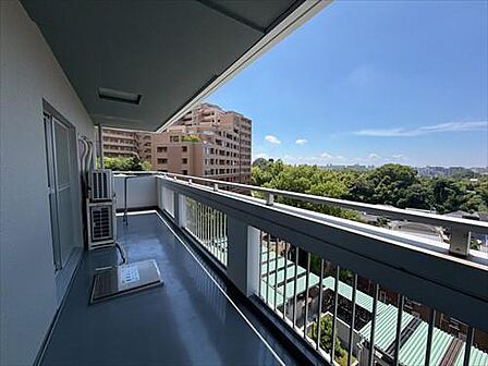 南西向きバルコニー