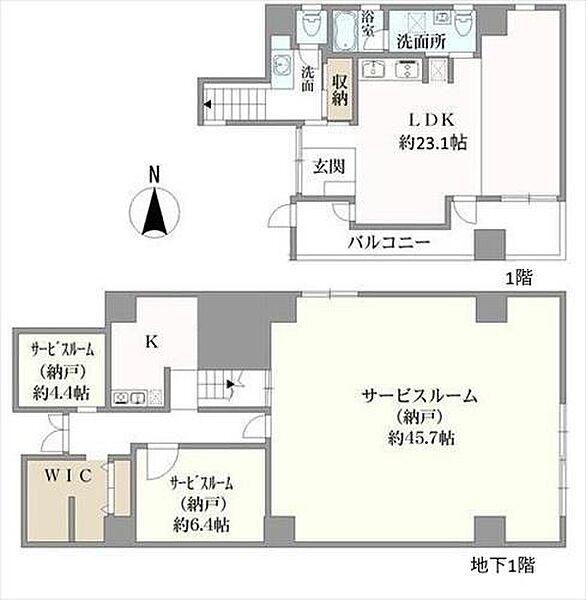 間取りを拡大表示
