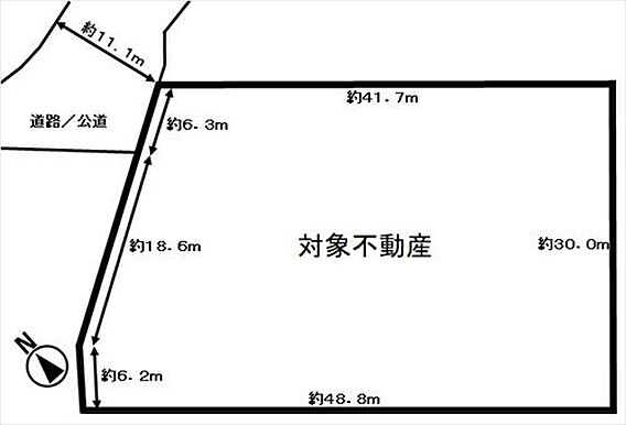 敷地概略図