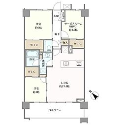 間取図画像 2SLDK