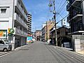 南西側前面道路...