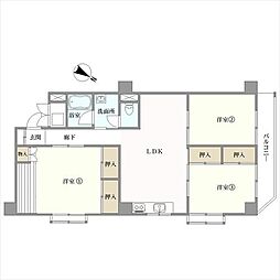 間取図画像 3LDK