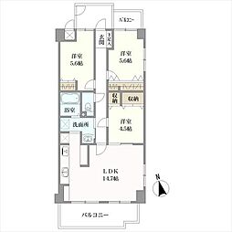 間取図画像 3LDK