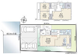 西武池袋線 大泉学園駅 バス10分 大泉郵便局下車 徒歩12分 3LDKの間取り