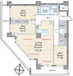 間取図画像 3SLDK