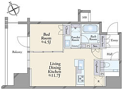 間取図画像 1LDK