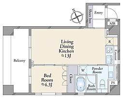 間取図画像 1LDK