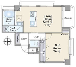 間取図画像 1LDK