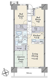 間取図画像 3LDK