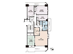 上星川ガーデンコート 4LDKの間取図画像
