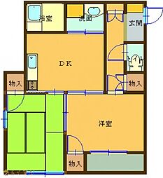 間取図画像 2DK