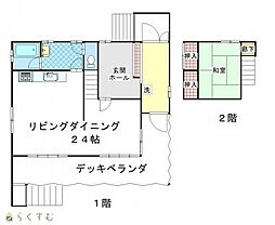 シーサイドヒルズ青木邸　190 1LDKの間取り