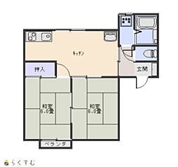 間取図画像 2DK