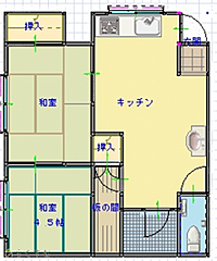 物件の間取り