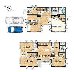 トーリーヴメゾン 4LDKの間取り