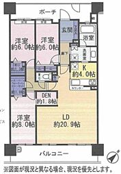 デュオヒルズつくば学園都市 3SLDKの間取図画像