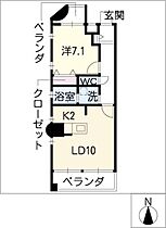 ファインビュー印場元町  ｜ 愛知県尾張旭市印場元町1丁目（賃貸マンション1LDK・2階・47.63㎡） その2