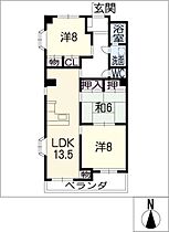 第3レオン光園  ｜ 愛知県長久手市蟹原（賃貸マンション3LDK・4階・81.83㎡） その2