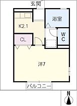 ステイ杁ヶ池  ｜ 愛知県長久手市杁ケ池（賃貸アパート1K・2階・22.60㎡） その2