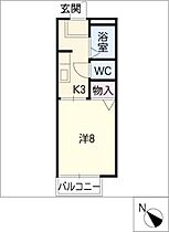 コーポくまばり  ｜ 愛知県長久手市早稲田（賃貸アパート1K・1階・24.18㎡） その2